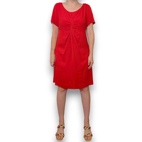 MOSCHINO Cheap & Chic Twist Front Mini Dress - Picture 3 of 14